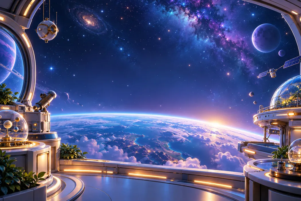 Space Explorer student workspace theme preview